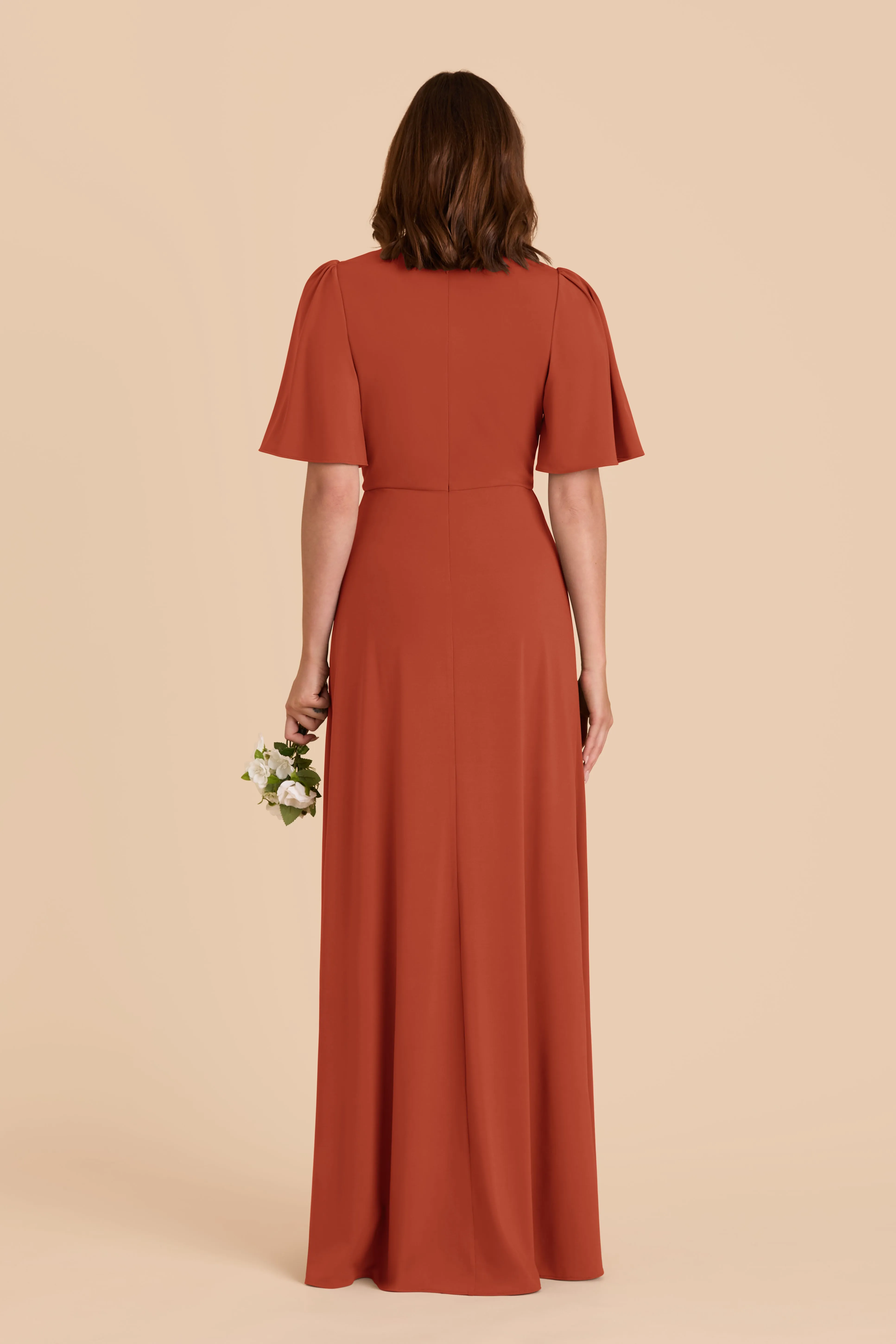 Fatima Luxe Stretch Knit Dress - Auburn sold by Birdy Grey product image thumbnail 5