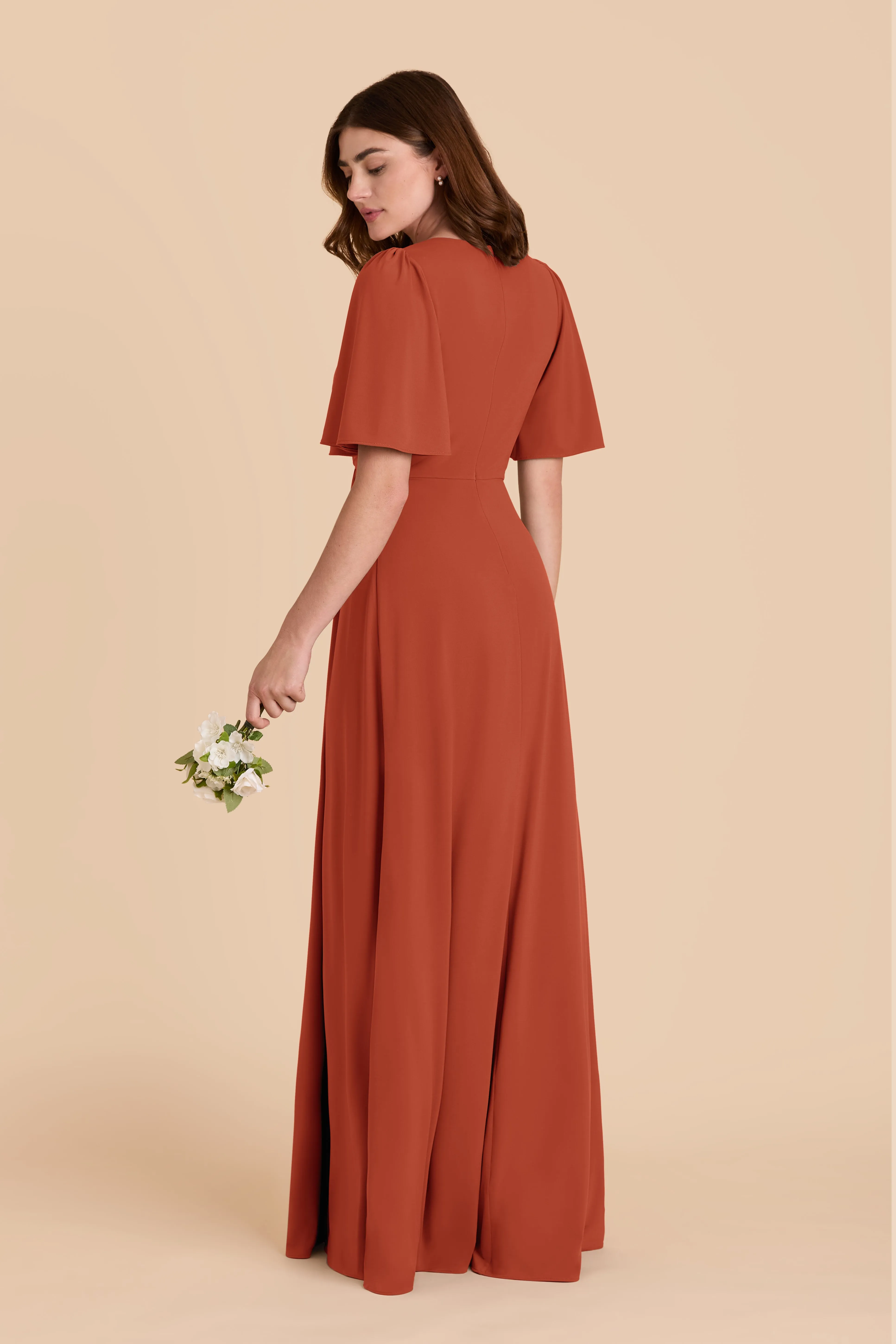 Fatima Luxe Stretch Knit Dress - Auburn sold by Birdy Grey product image thumbnail 4