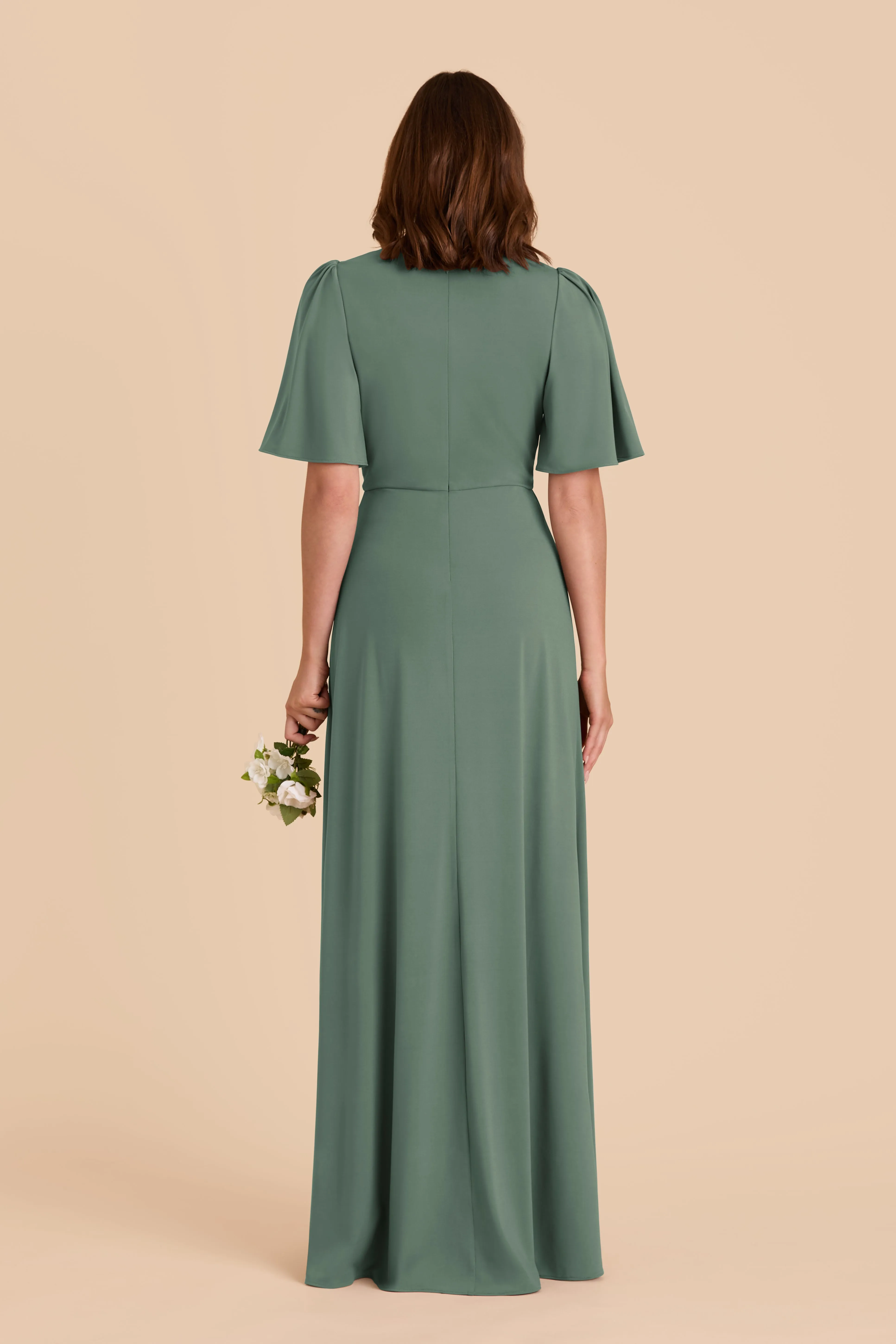 Fatima Luxe Knit Dress - Eucalyptus sold by Birdy Grey product image thumbnail 5