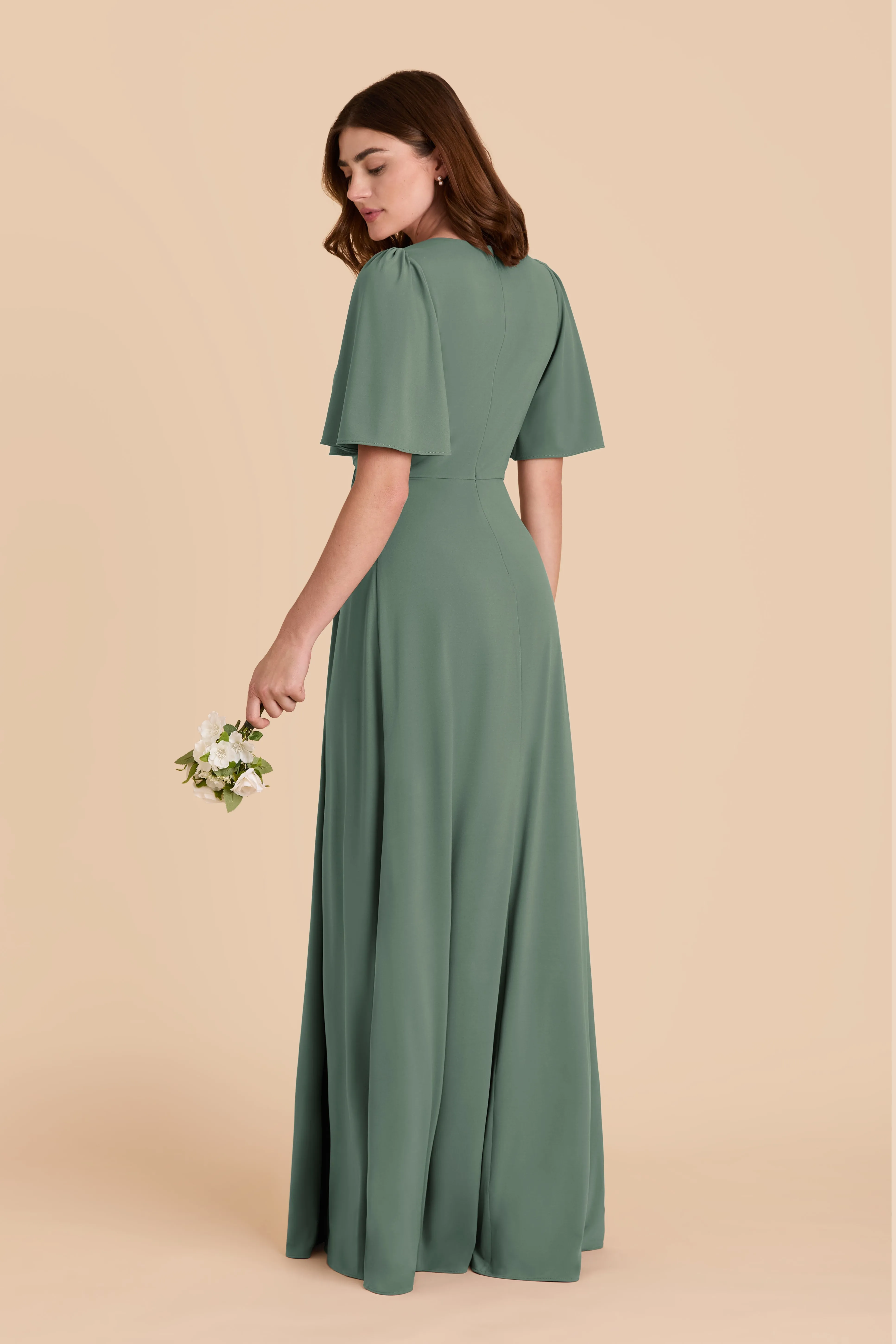 Fatima Luxe Knit Dress - Eucalyptus sold by Birdy Grey product image thumbnail 4