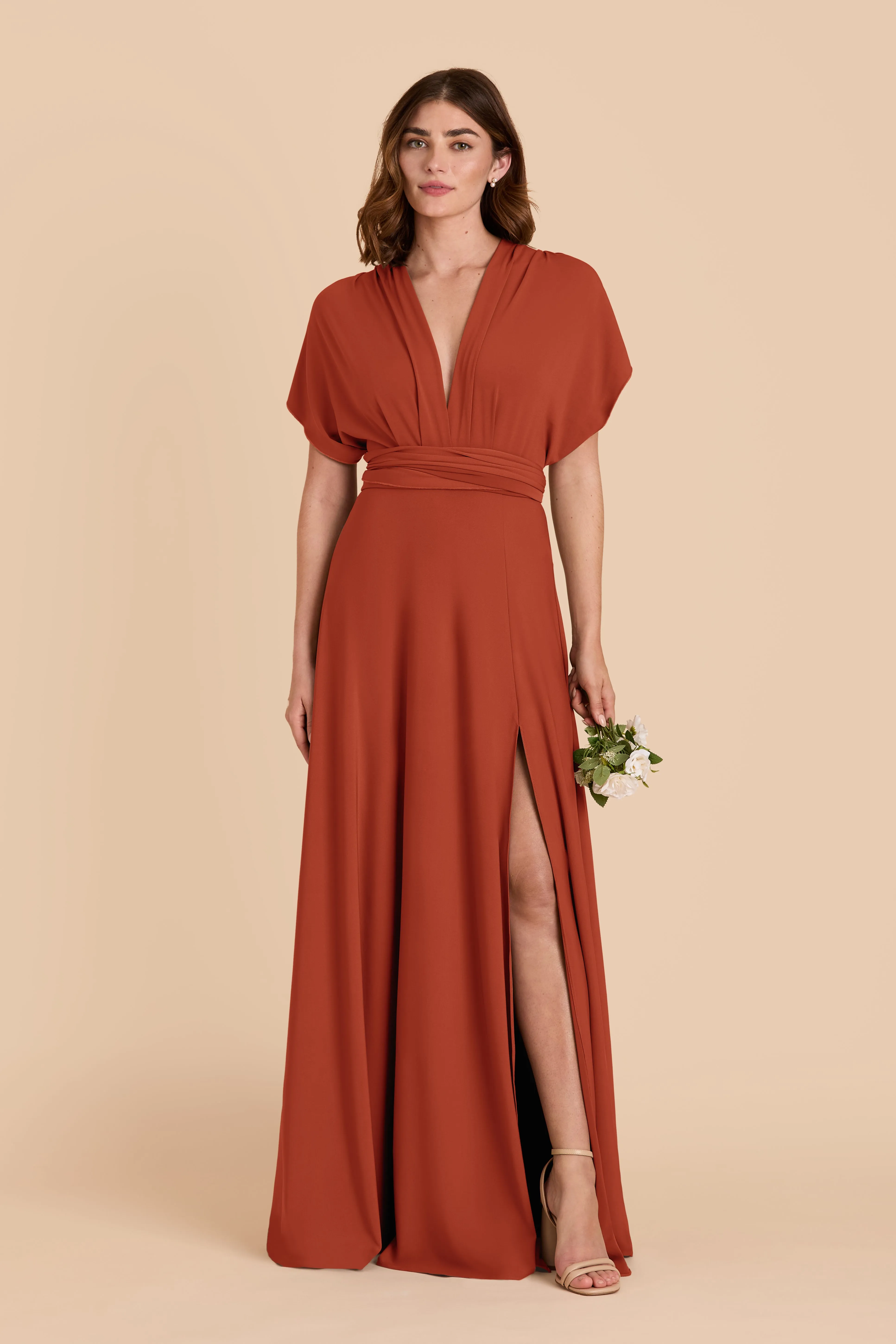 Willow Convertible Dress Luxe Knit - Auburn sold by Birdy Grey product image thumbnail 3