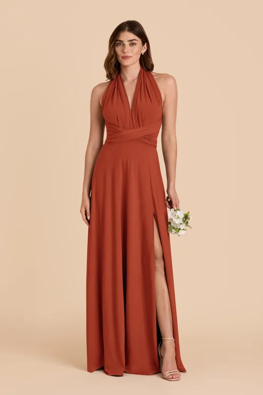 Willow Convertible Dress Luxe Knit - Auburn sold by Birdy Grey