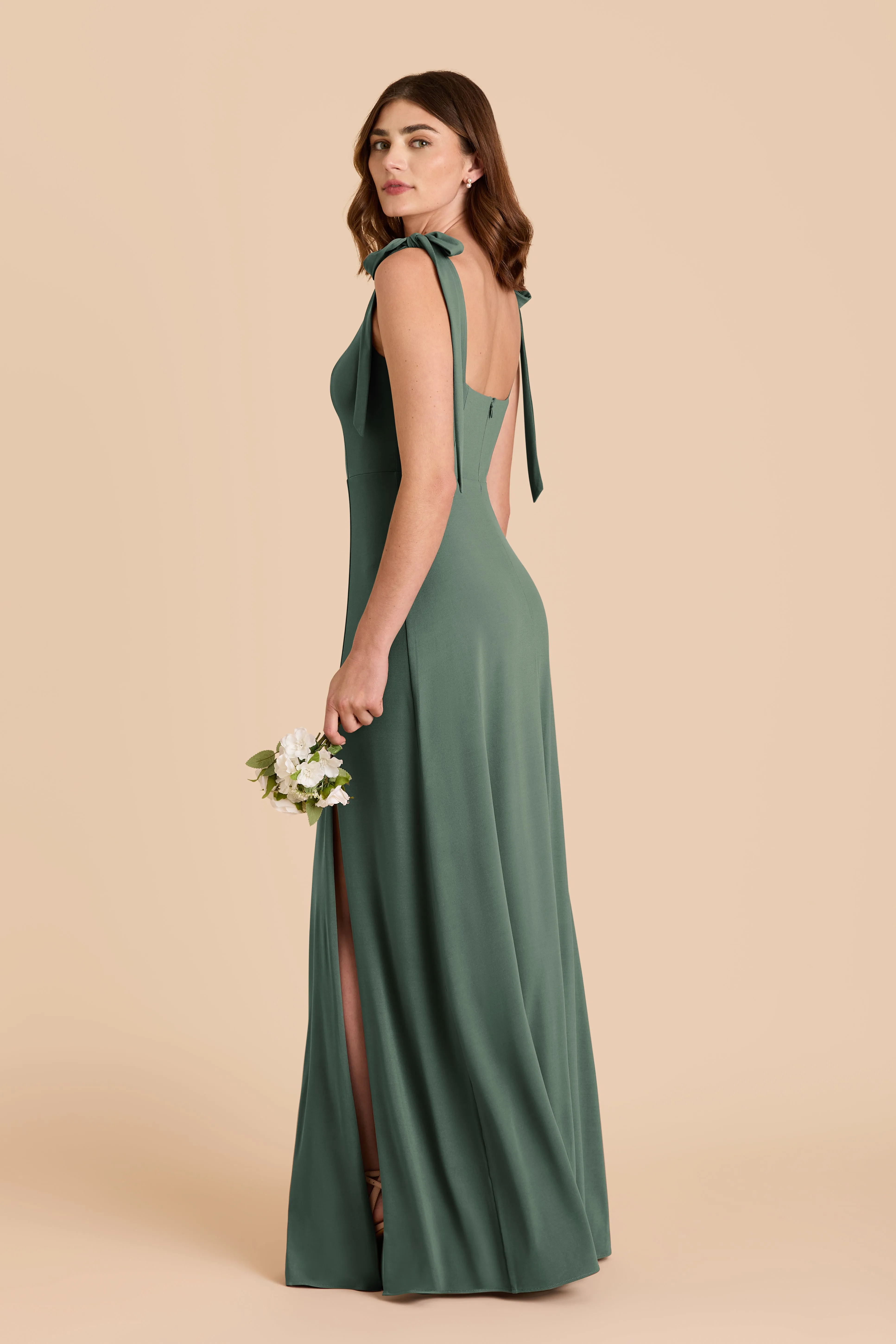 Alex Convertible Dress Luxe Knit - Eucalyptus sold by Birdy Grey product image thumbnail 4