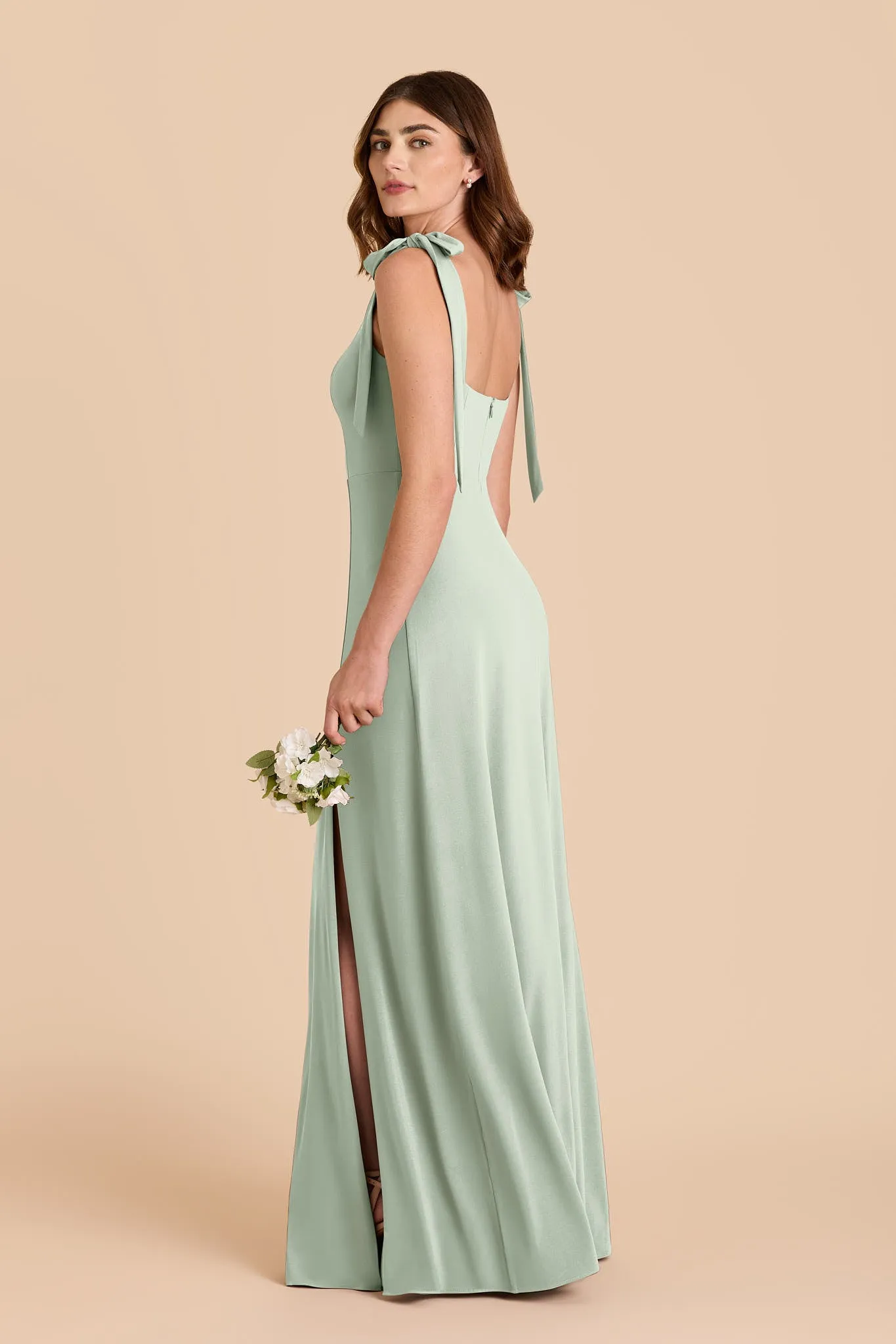 Alex Convertible Dress Luxe Knit - Sage sold by Birdy Grey product image thumbnail 4