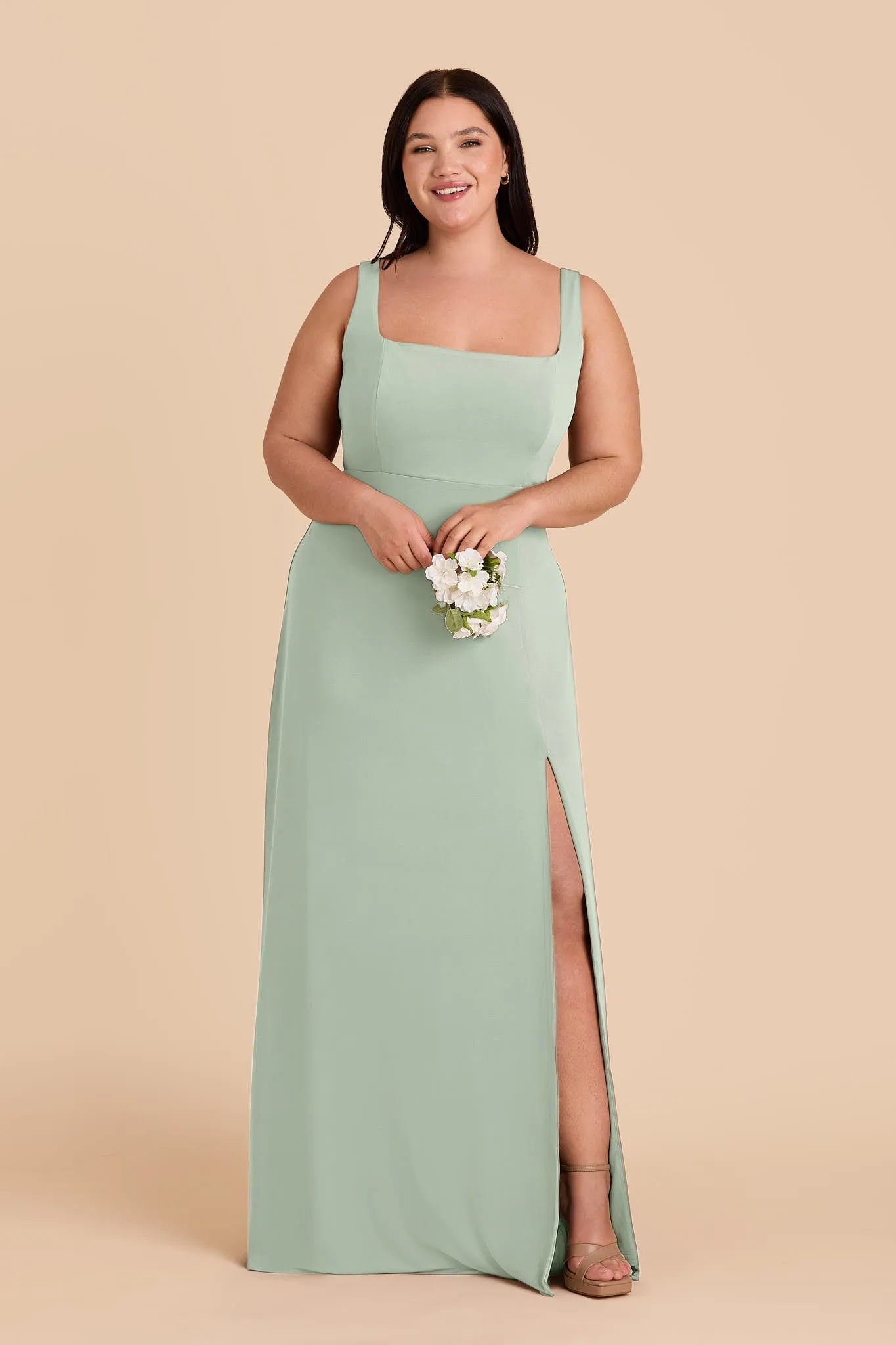 Alex Convertible Dress Luxe Knit - Sage sold by Birdy Grey product image thumbnail 2