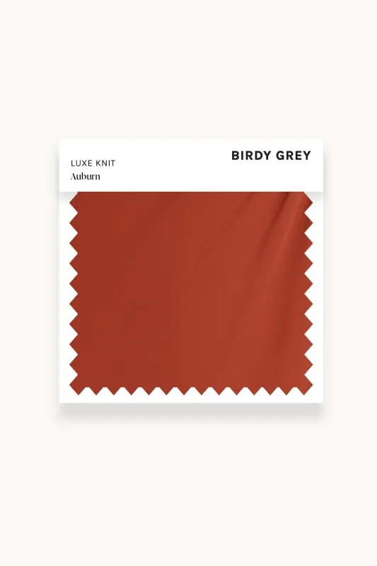 Swatch - Luxe Knit in Auburn sold by Birdy Grey