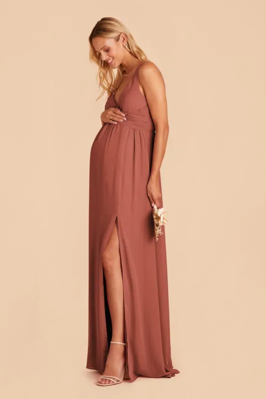 Laurie Empire Dress - Desert Rose sold by Birdy Grey