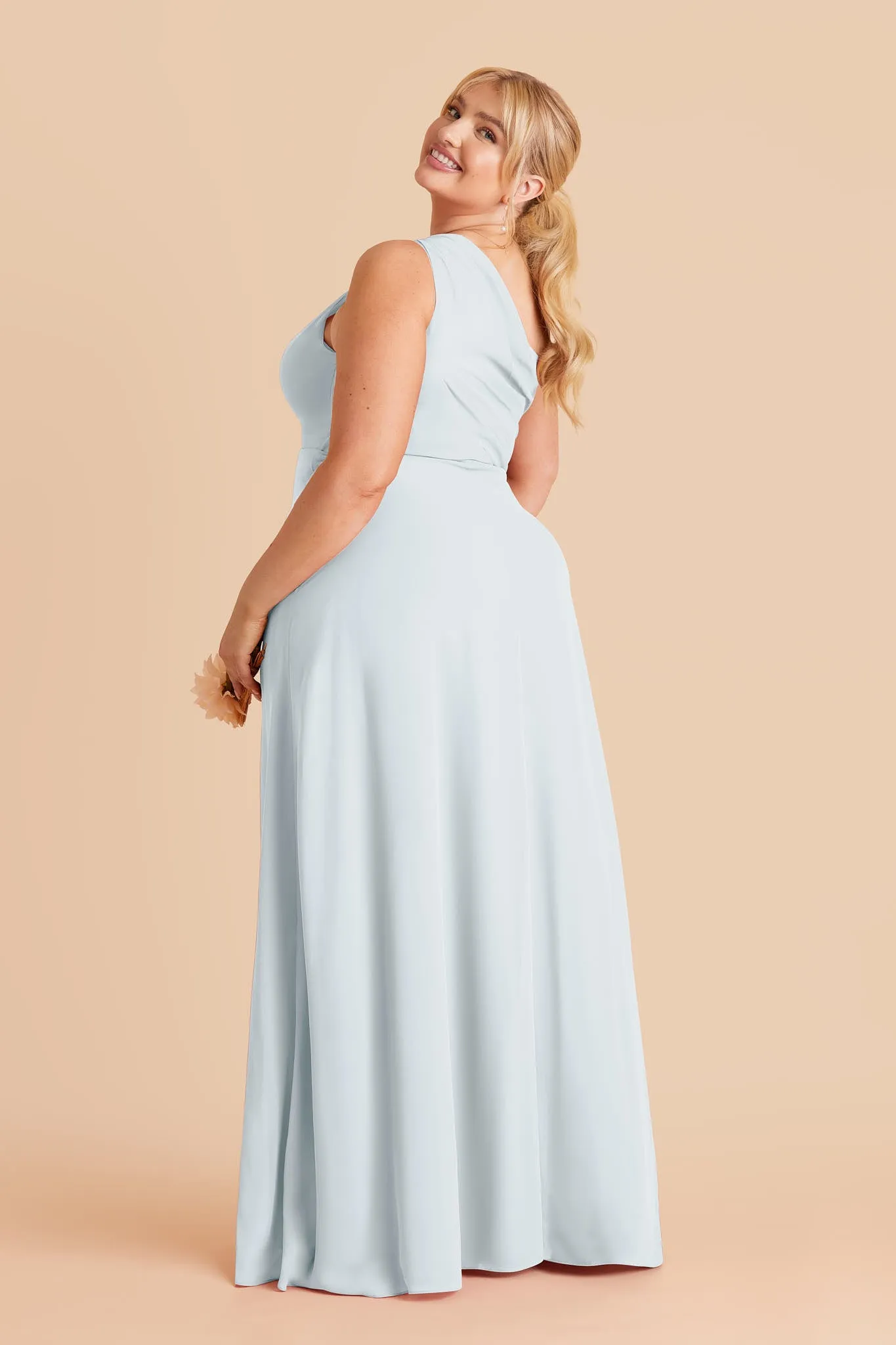Kira Dress With Slit - Mist Blue sold by Birdy Grey product image thumbnail 5