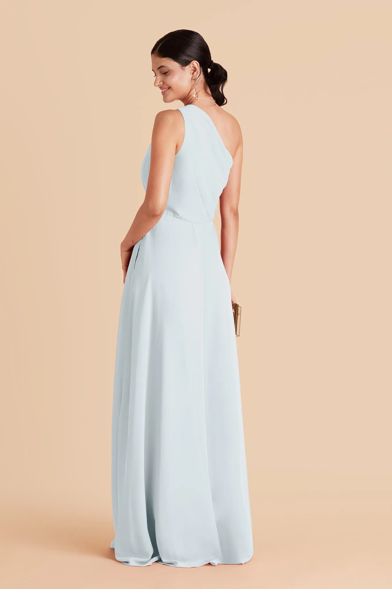 Kira Dress With Slit - Mist Blue sold by Birdy Grey product image thumbnail 3