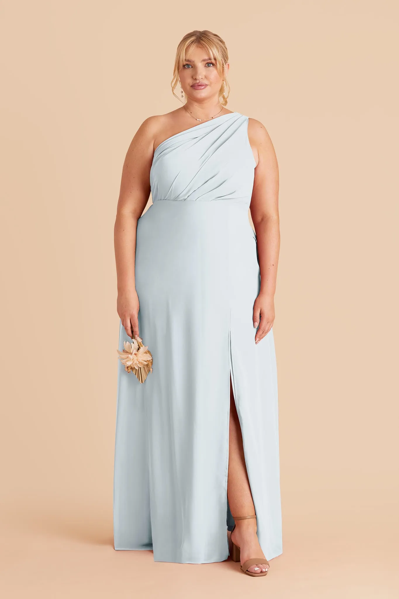 Kira Dress With Slit - Mist Blue sold by Birdy Grey product image thumbnail 2