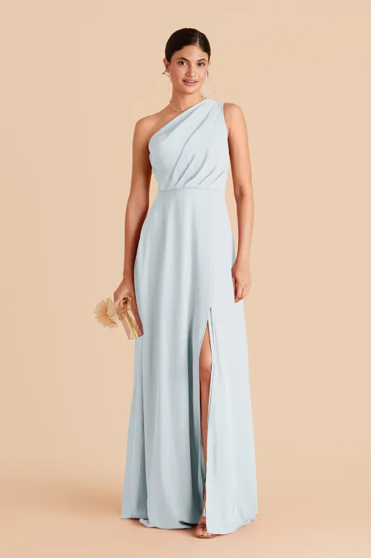 Kira Dress With Slit - Mist Blue sold by Birdy Grey