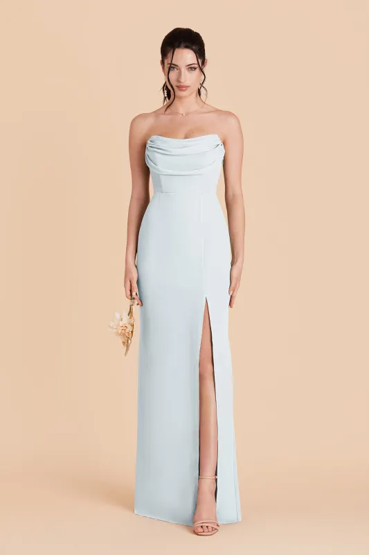 Mira Convertible Dress - Mist Blue sold by Birdy Grey