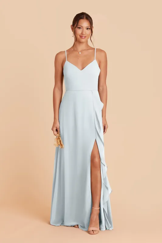 Theresa Chiffon Dress - Mist Blue sold by Birdy Grey