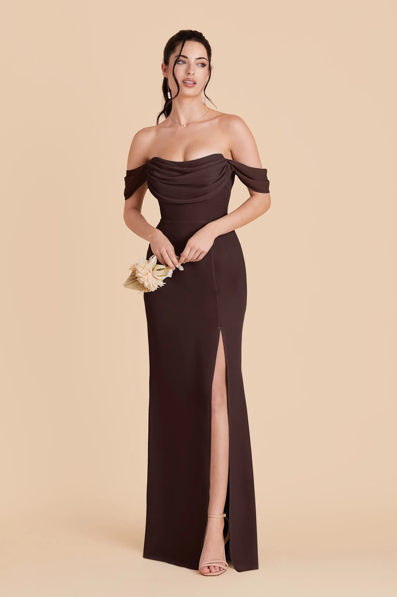 Mira Convertible Dress - Espresso sold by Birdy Grey product image thumbnail 4