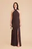 Stephanie Chiffon Dress - Espresso sold by Birdy Grey