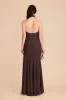Stephanie Chiffon Dress - Espresso sold by Birdy Grey