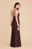 Stephanie Chiffon Dress - Espresso sold by Birdy Grey