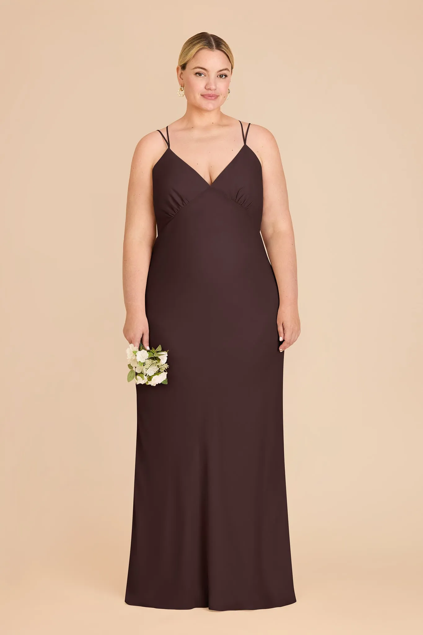 Dasha Chiffon Dress - Espresso sold by Birdy Grey product image thumbnail 2