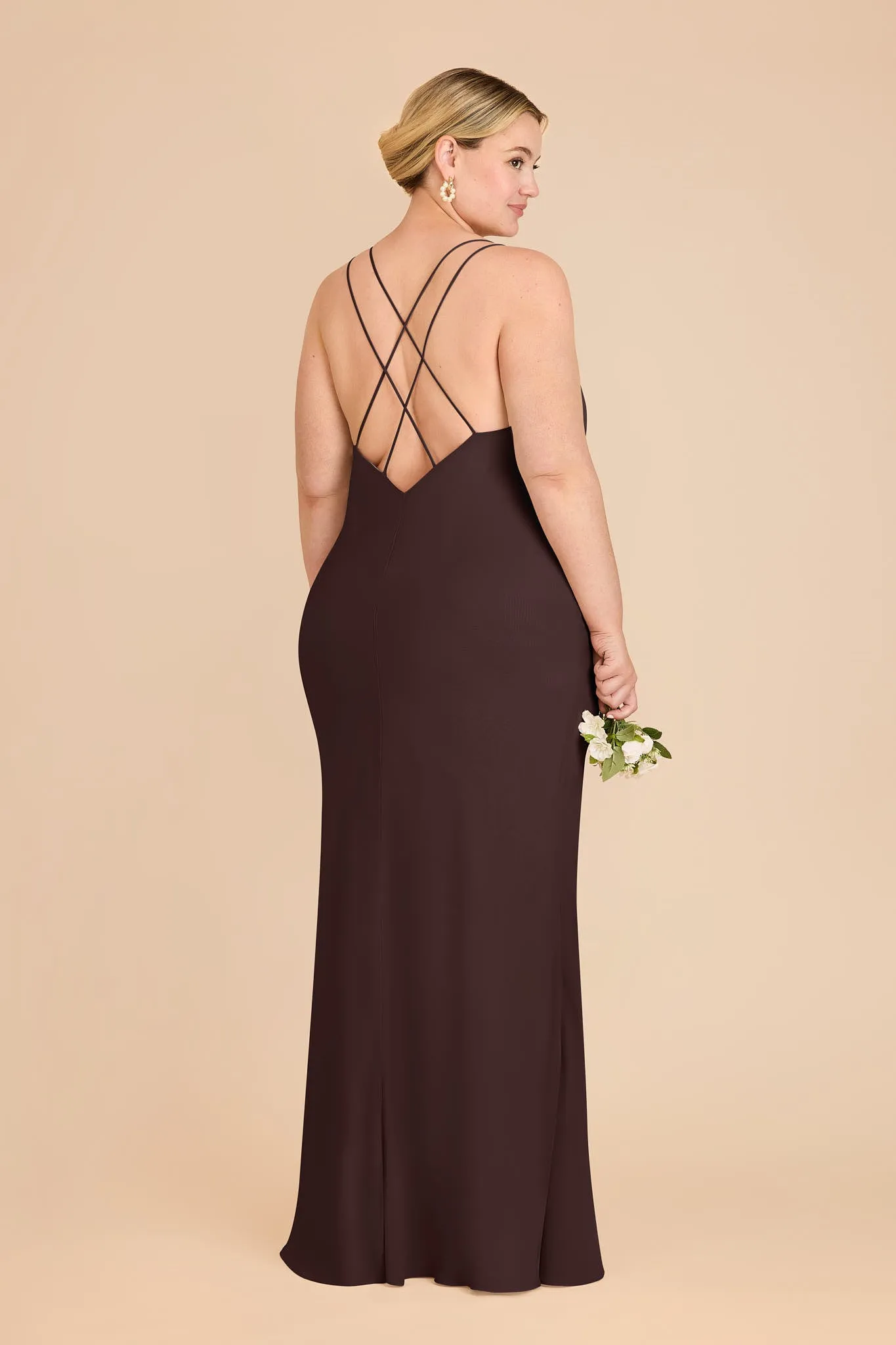 Dasha Chiffon Dress - Espresso sold by Birdy Grey product image thumbnail 5