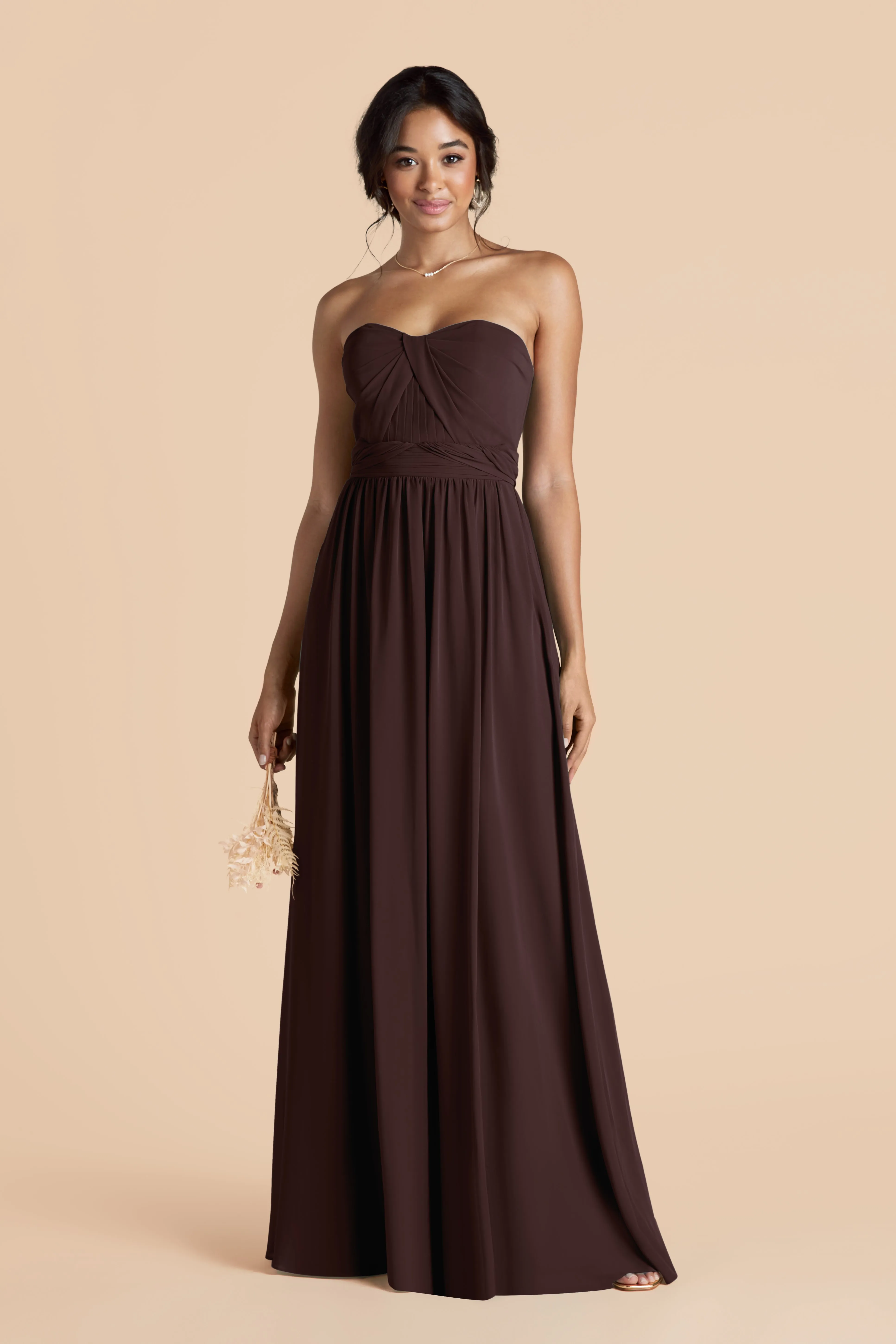 Grace Convertible Dress - Espresso sold by Birdy Grey product image thumbnail 4