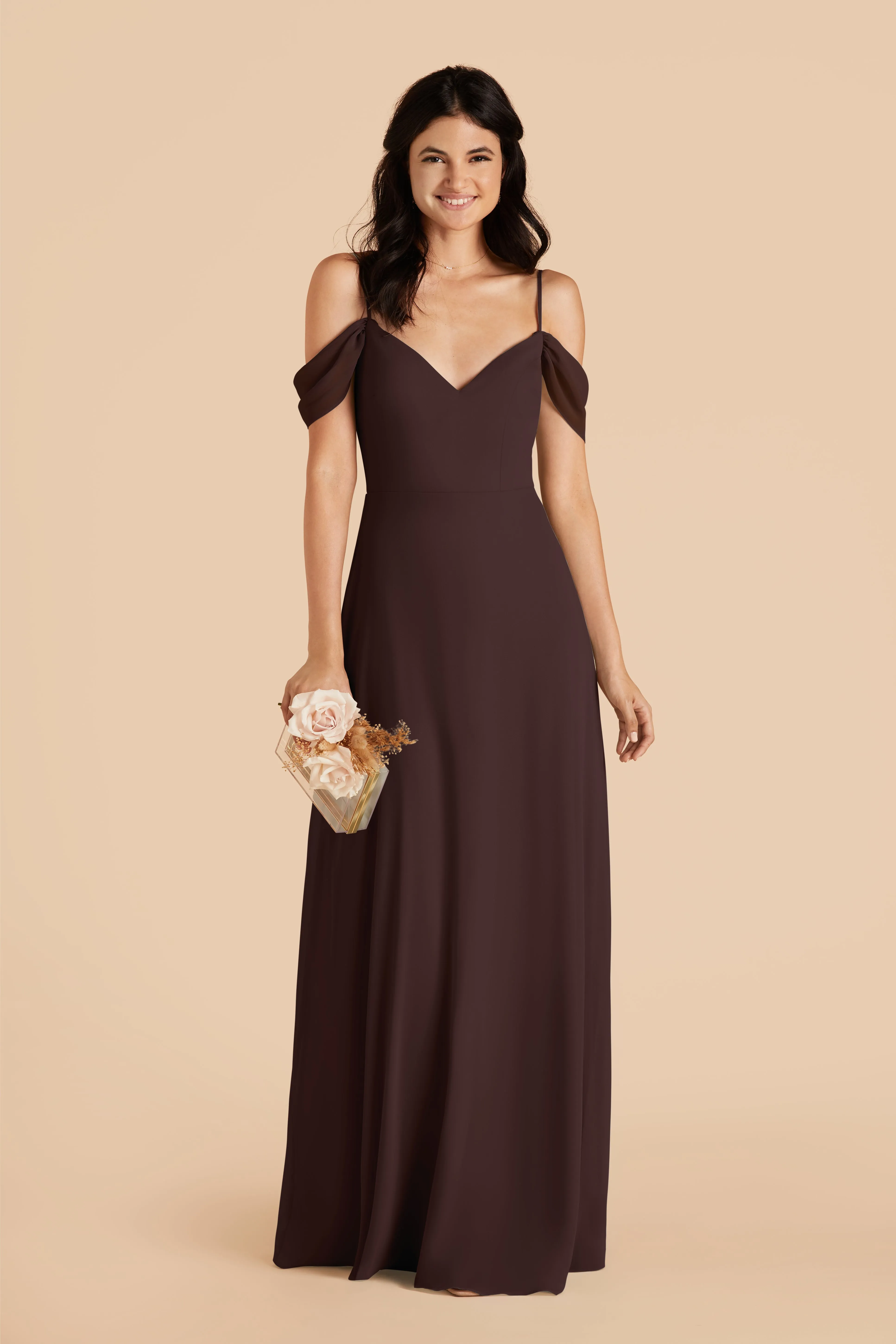 Devin Convertible Dress - Espresso sold by Birdy Grey product image thumbnail 4