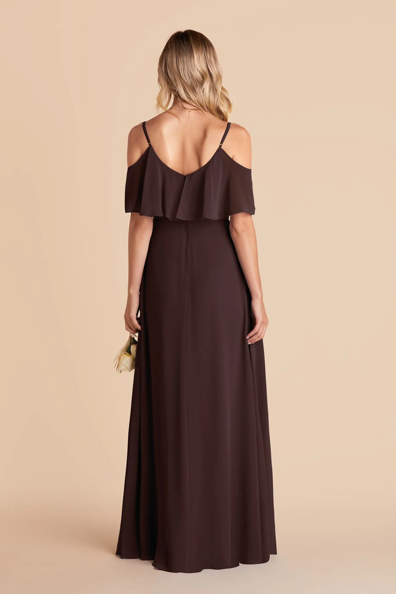 Jane Convertible Dress With Slit - Espresso sold by Birdy Grey product image thumbnail 5