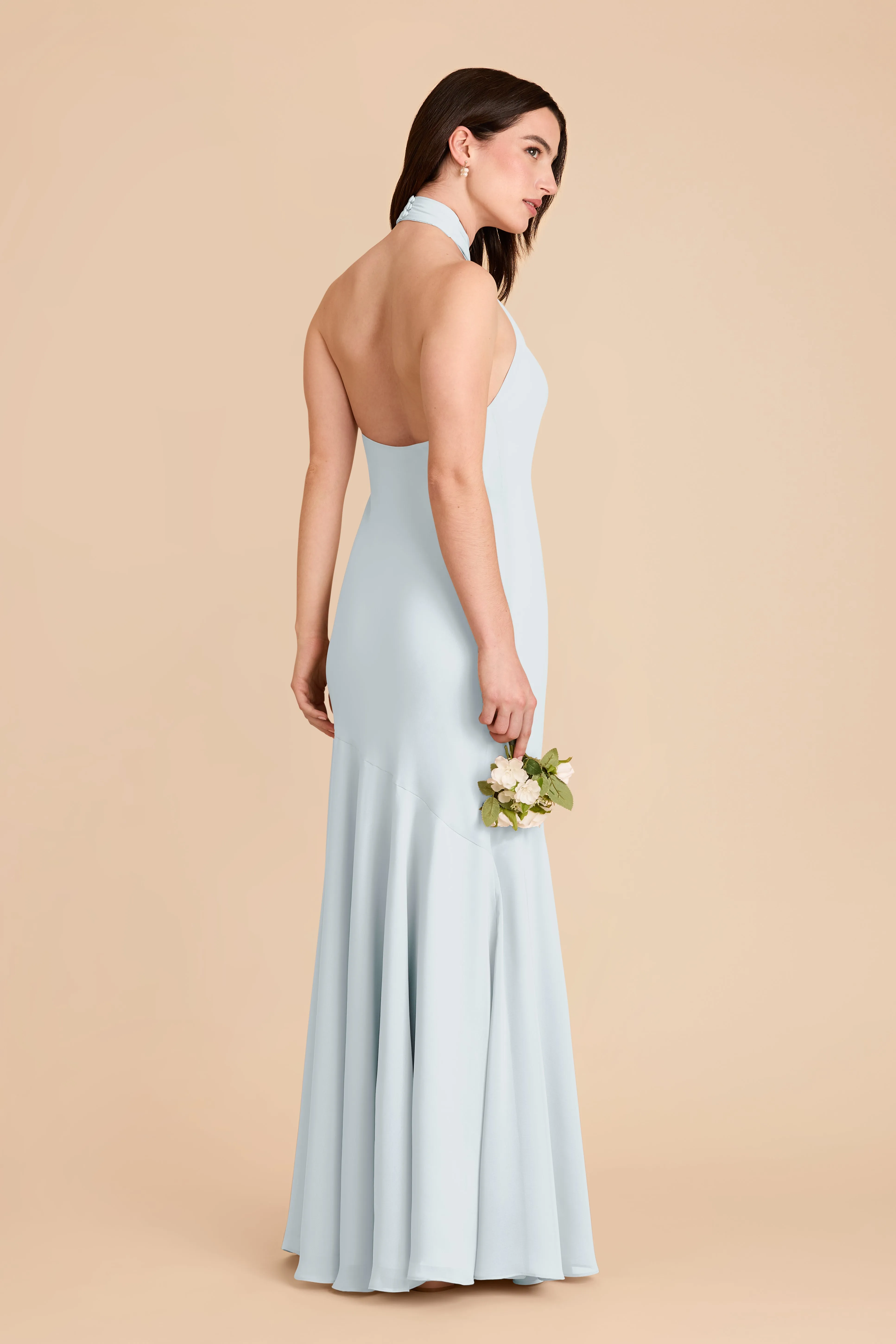 Stephanie Chiffon Dress - Mist Blue sold by Birdy Grey product image thumbnail 4