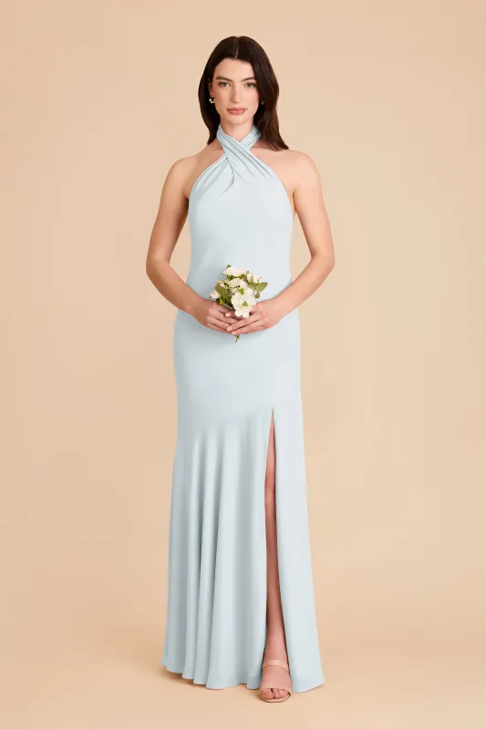 Stephanie Chiffon Dress - Mist Blue sold by Birdy Grey