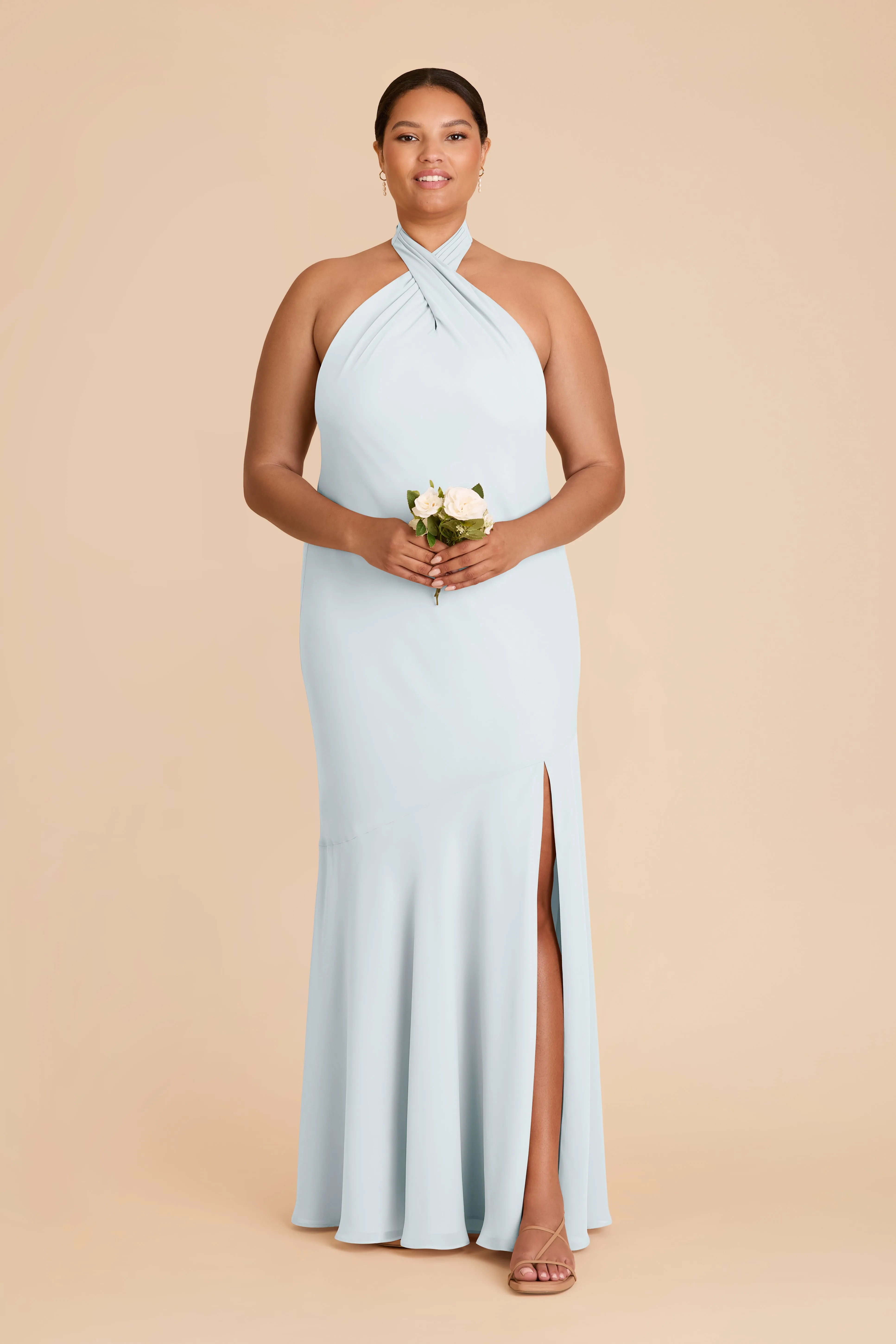 Stephanie Chiffon Dress - Mist Blue sold by Birdy Grey product image thumbnail 2