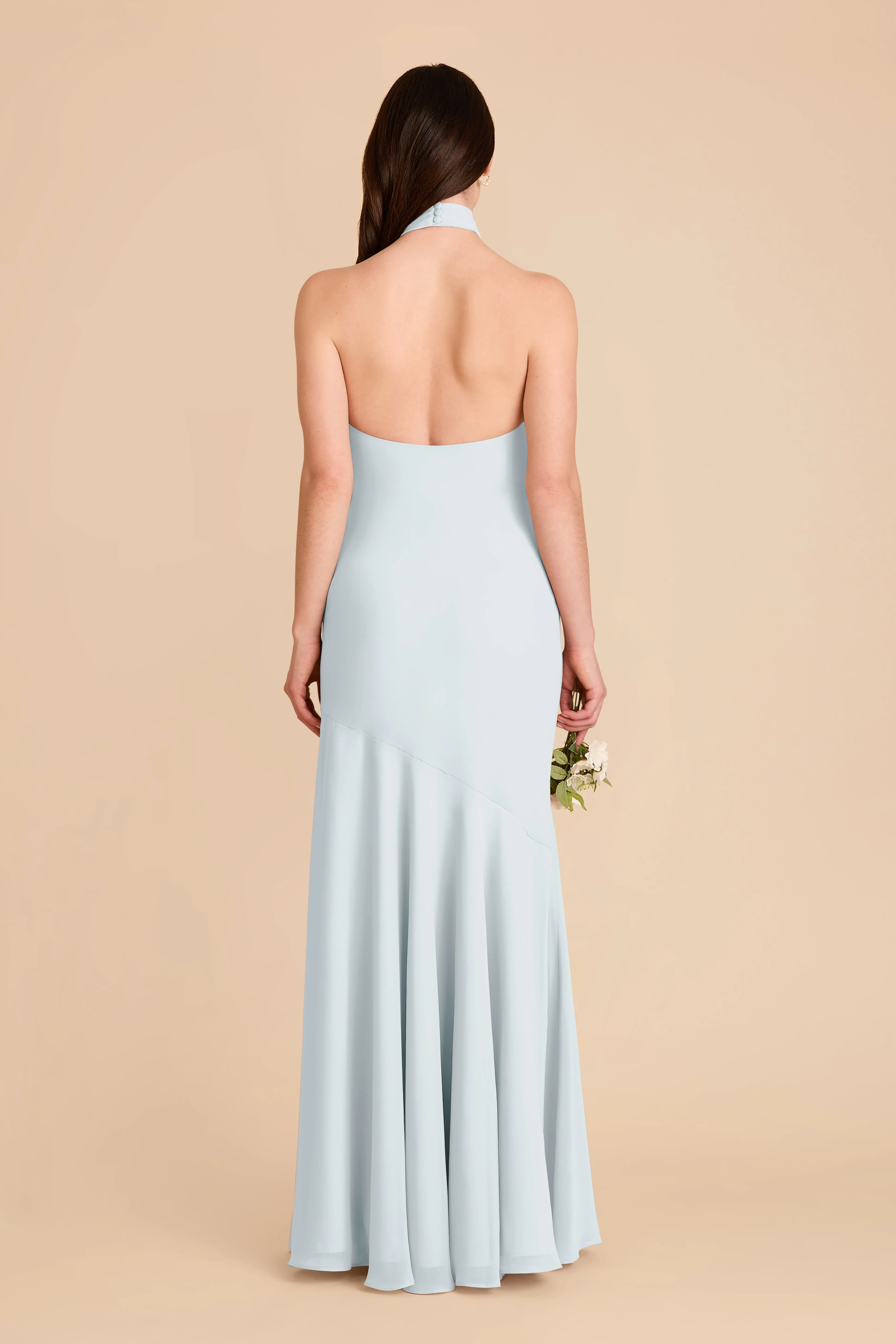 Stephanie Chiffon Dress - Mist Blue sold by Birdy Grey product image thumbnail 5