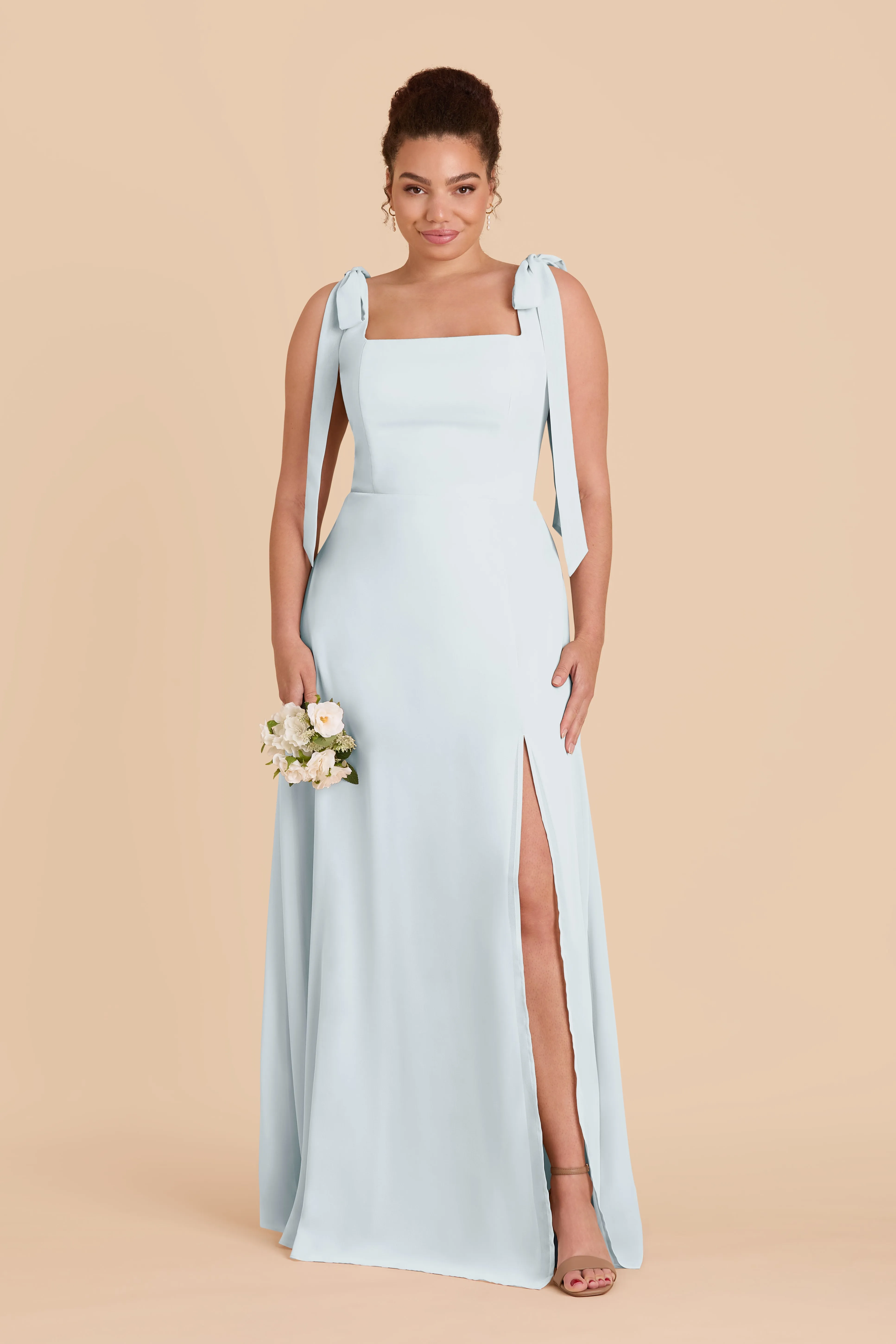 Alex Convertible Dress Chiffon - Mist Blue sold by Birdy Grey product image thumbnail 2