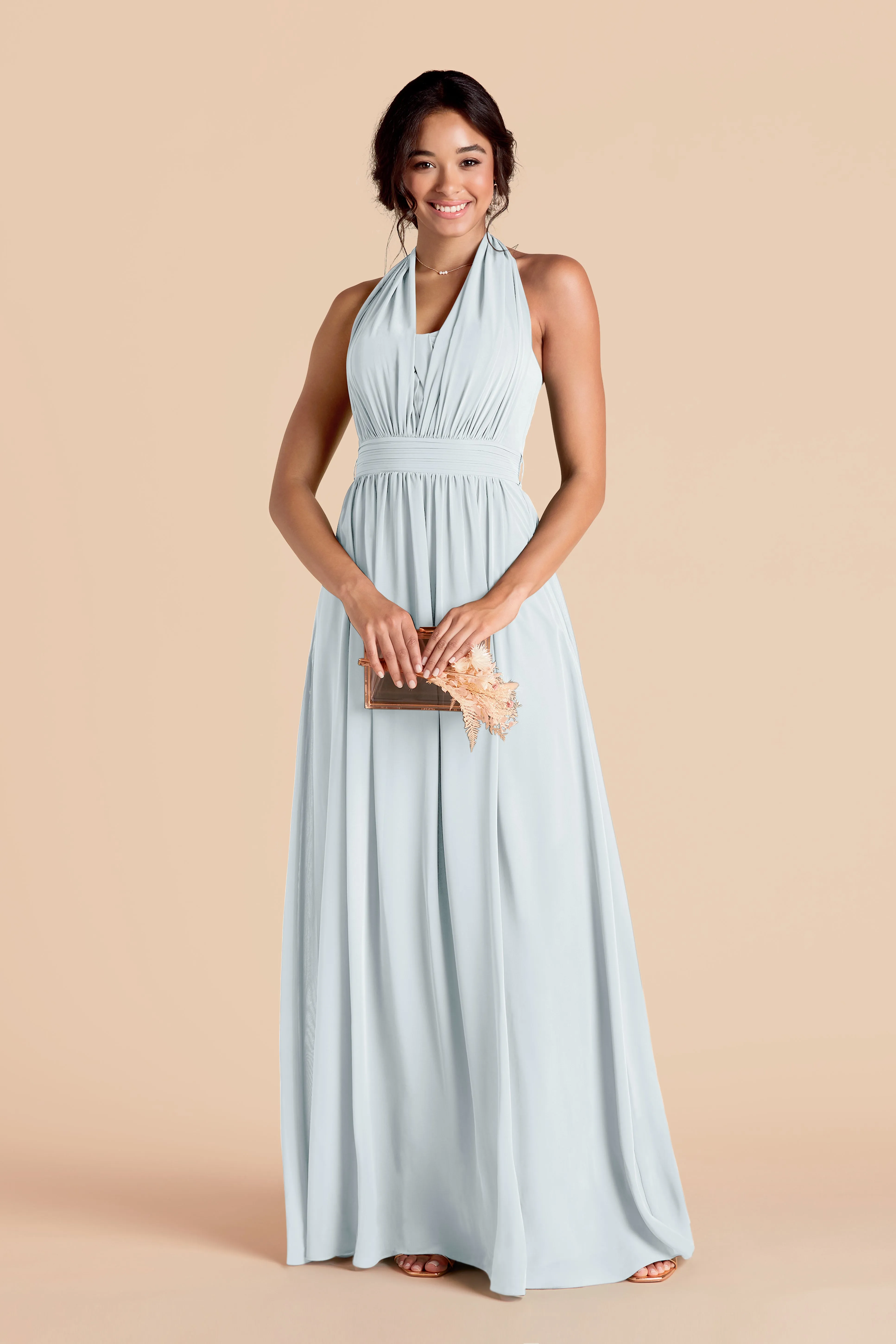Grace Convertible Dress - Mist Blue sold by Birdy Grey