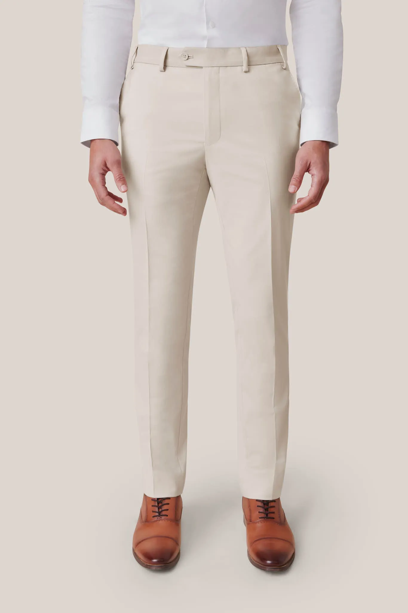 Taylor Suit Pants - Tan sold by Birdy Grey