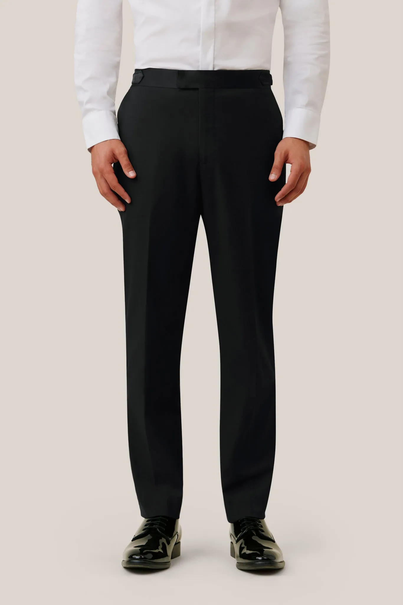 Spencer Tuxedo Pants - Black sold by Birdy Grey
