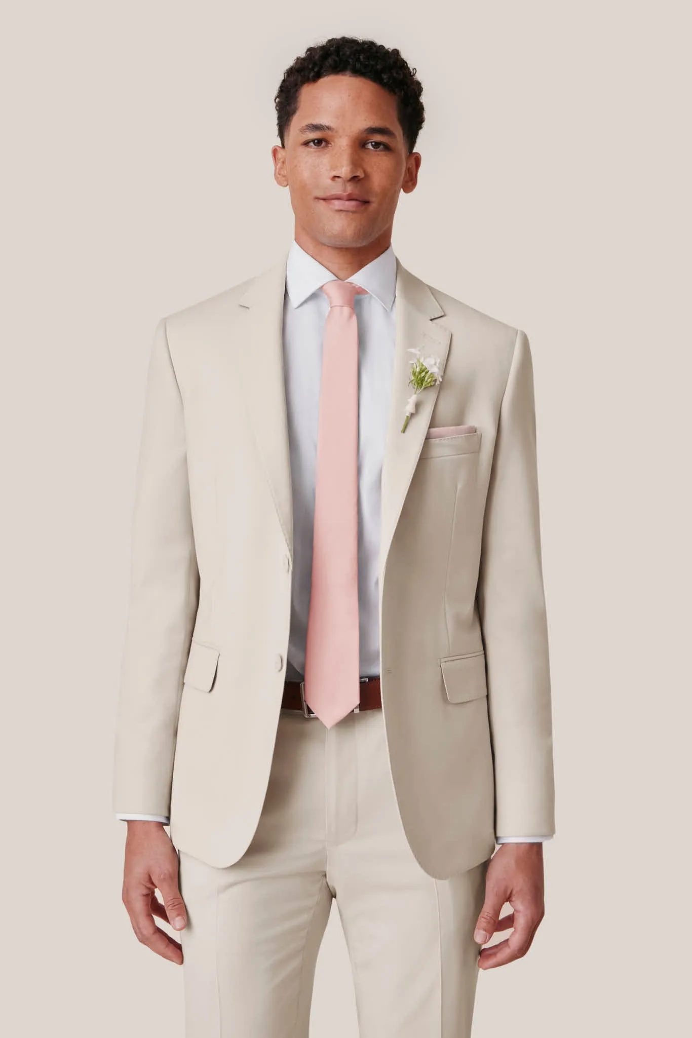 Taylor Suit Jacket - Tan sold by Birdy Grey