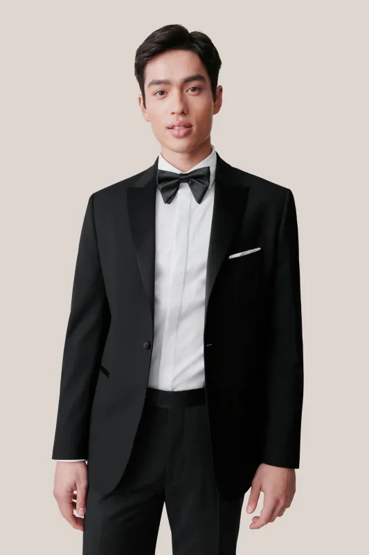 Spencer Tuxedo Jacket - Black sold by Birdy Grey