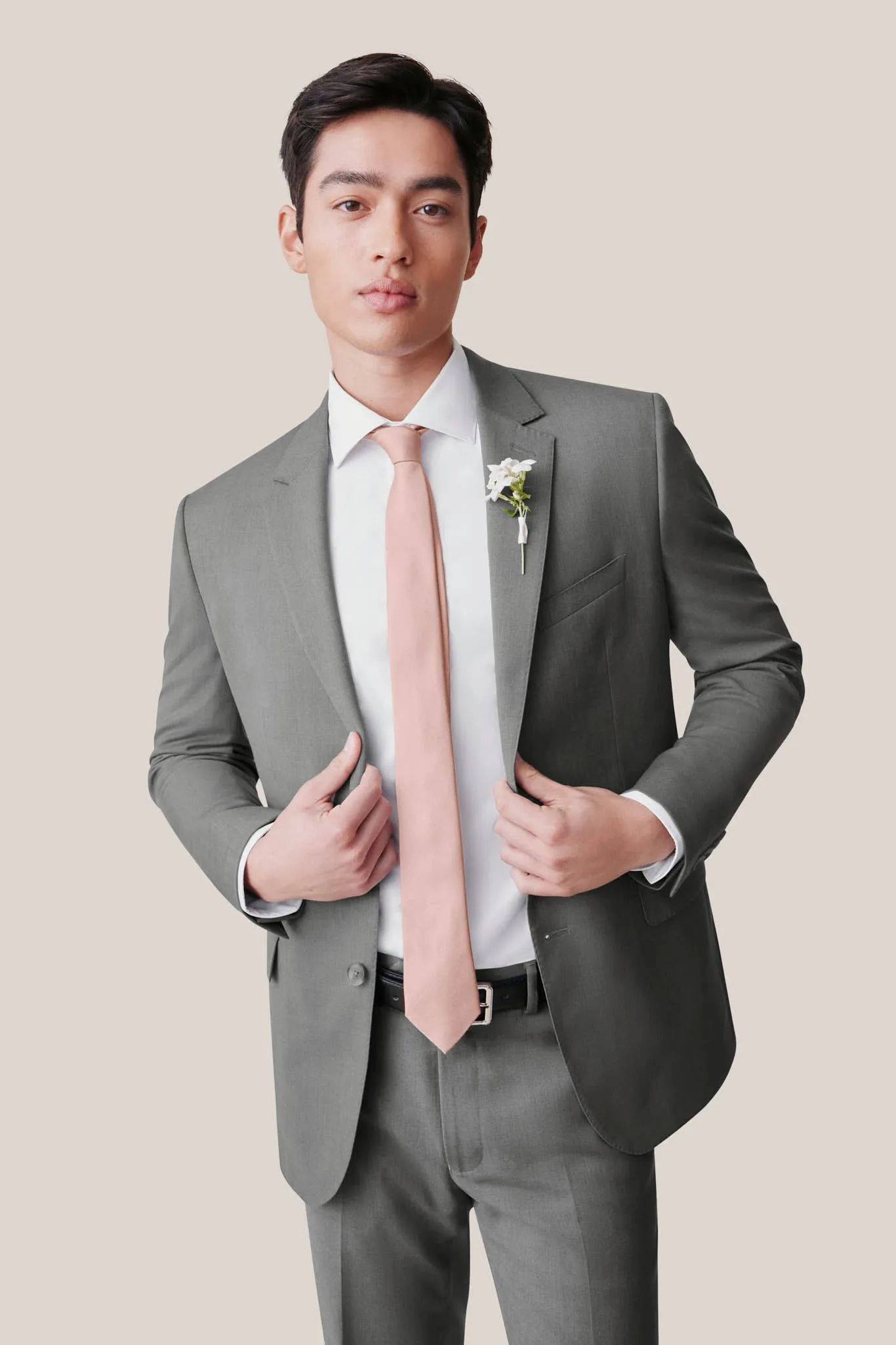 Taylor Suit Jacket - Gray sold by Birdy Grey