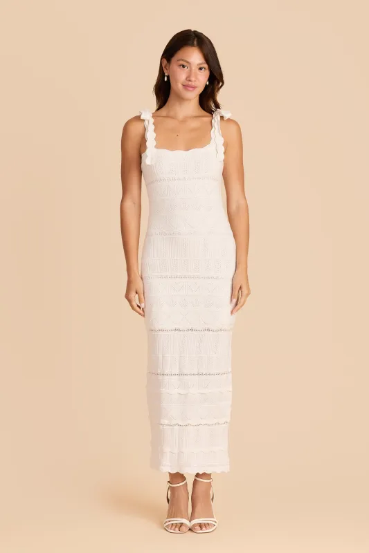 Callie Dress - White sold by Birdy Grey