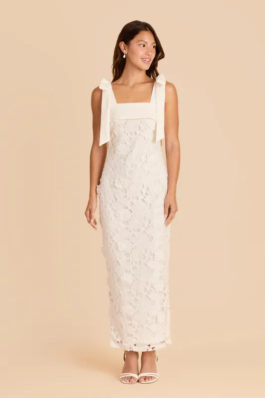 Delilah Dress - White sold by Birdy Grey