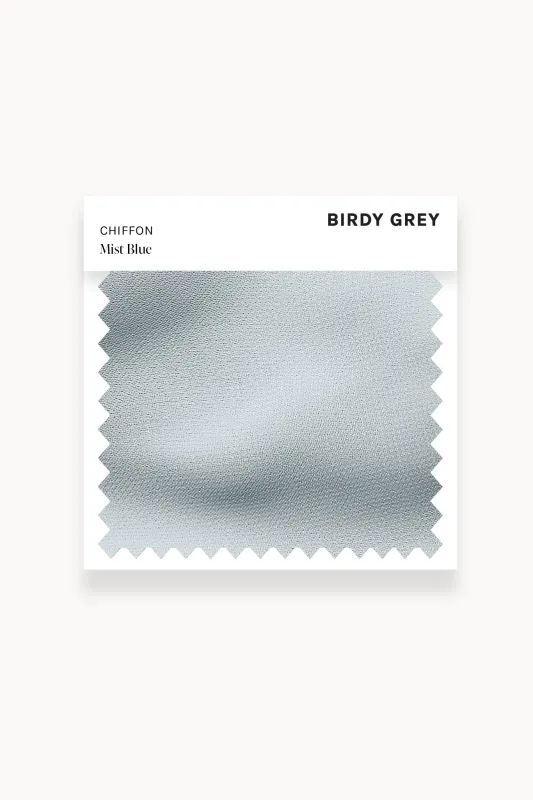 Swatch - Chiffon in Mist Blue sold by Birdy Grey
