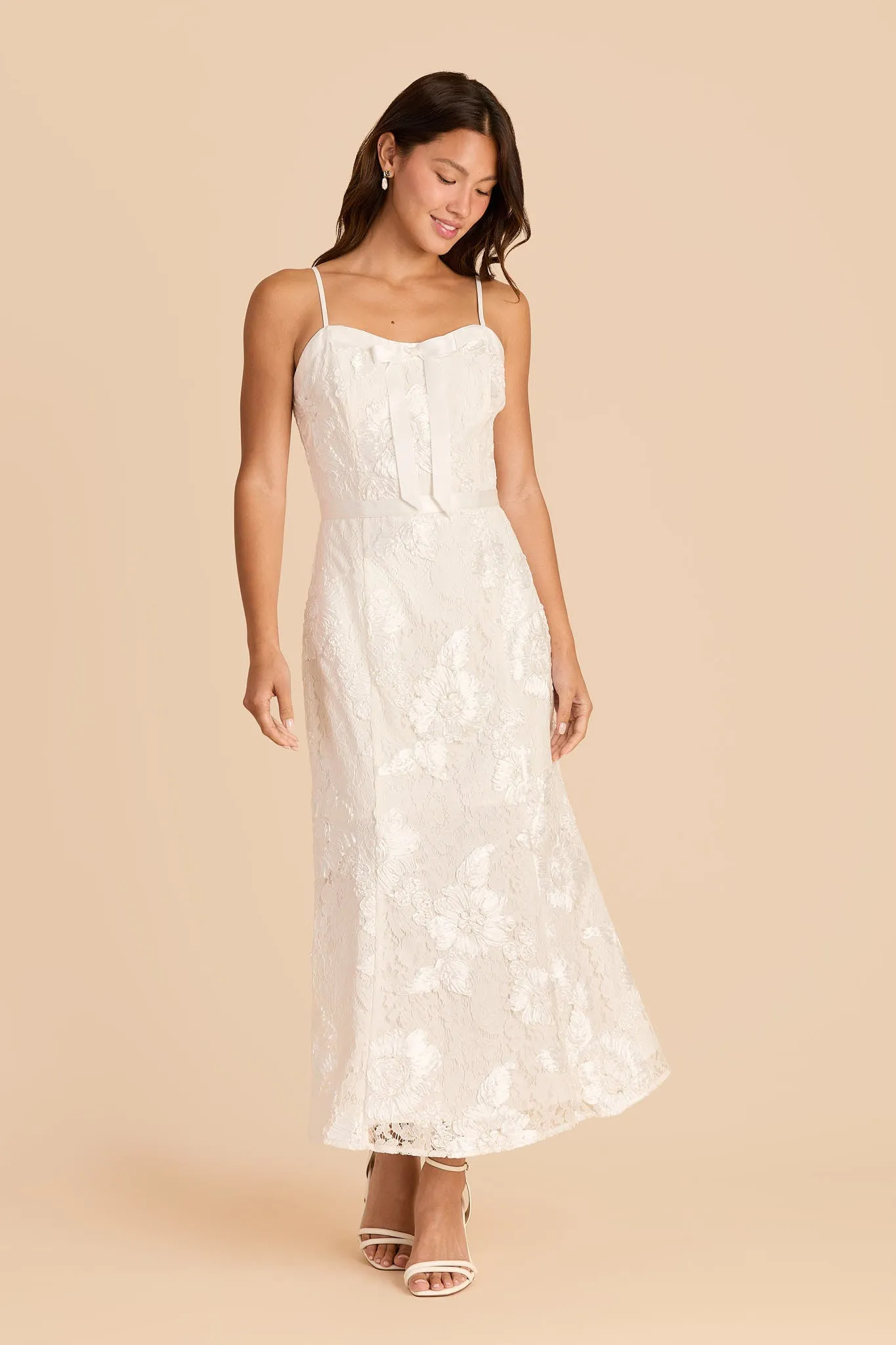 Mae Dress - White sold by Birdy Grey