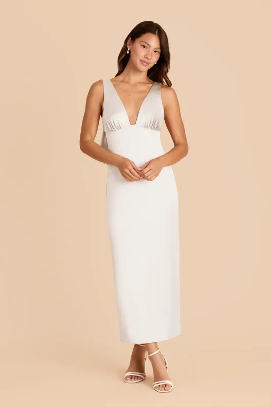 Lucinda Dress - White sold by Birdy Grey