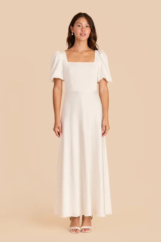 Juliette Matte Satin - White sold by Birdy Grey