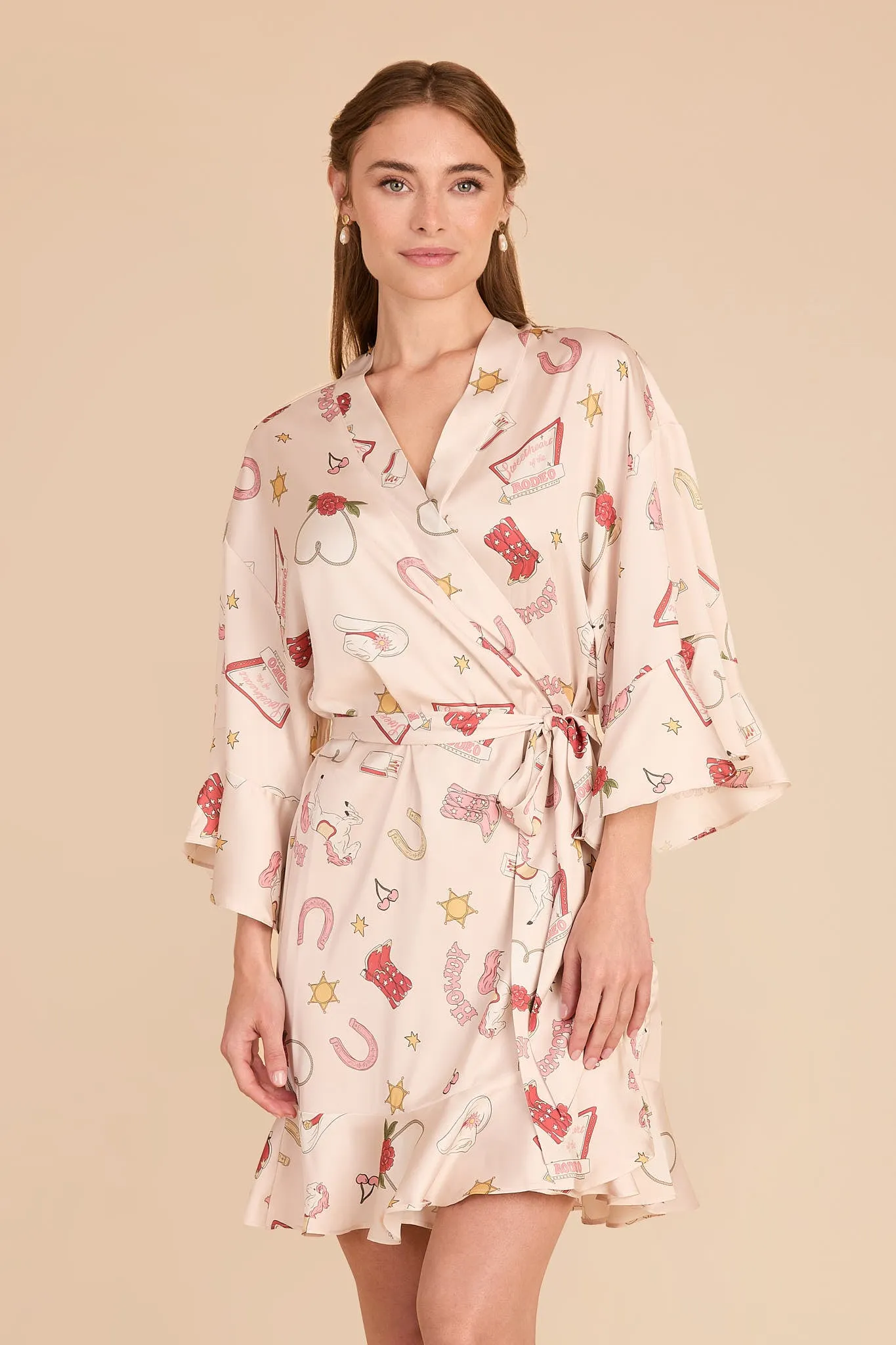Kenny Matte Satin Robe - Last Rodeo sold by Birdy Grey