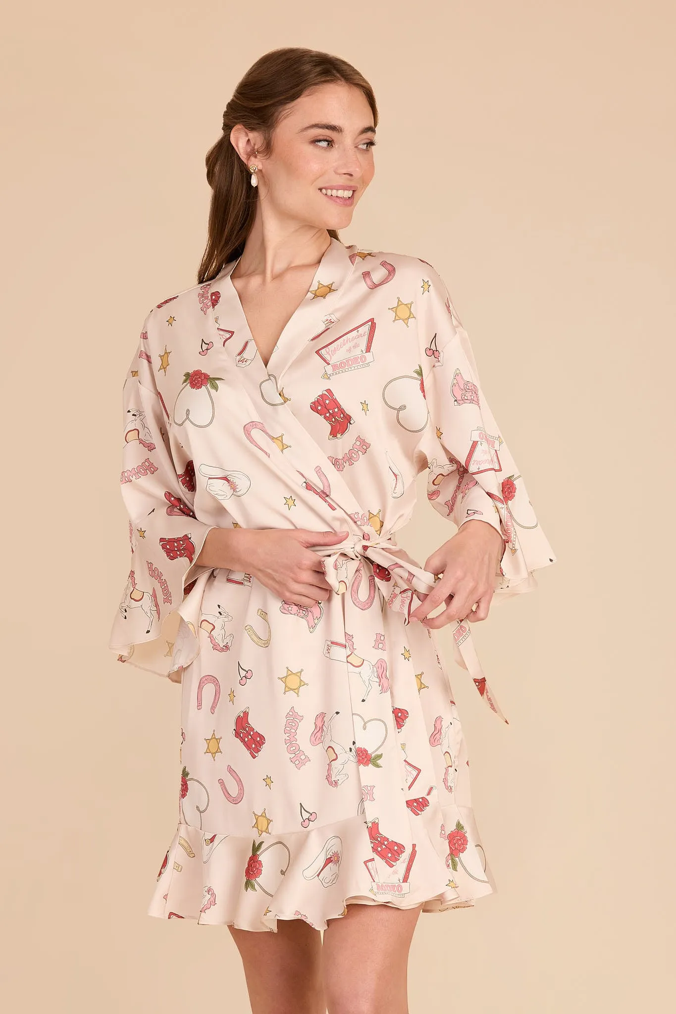 Kenny Matte Satin Robe - Last Rodeo sold by Birdy Grey product image thumbnail 2