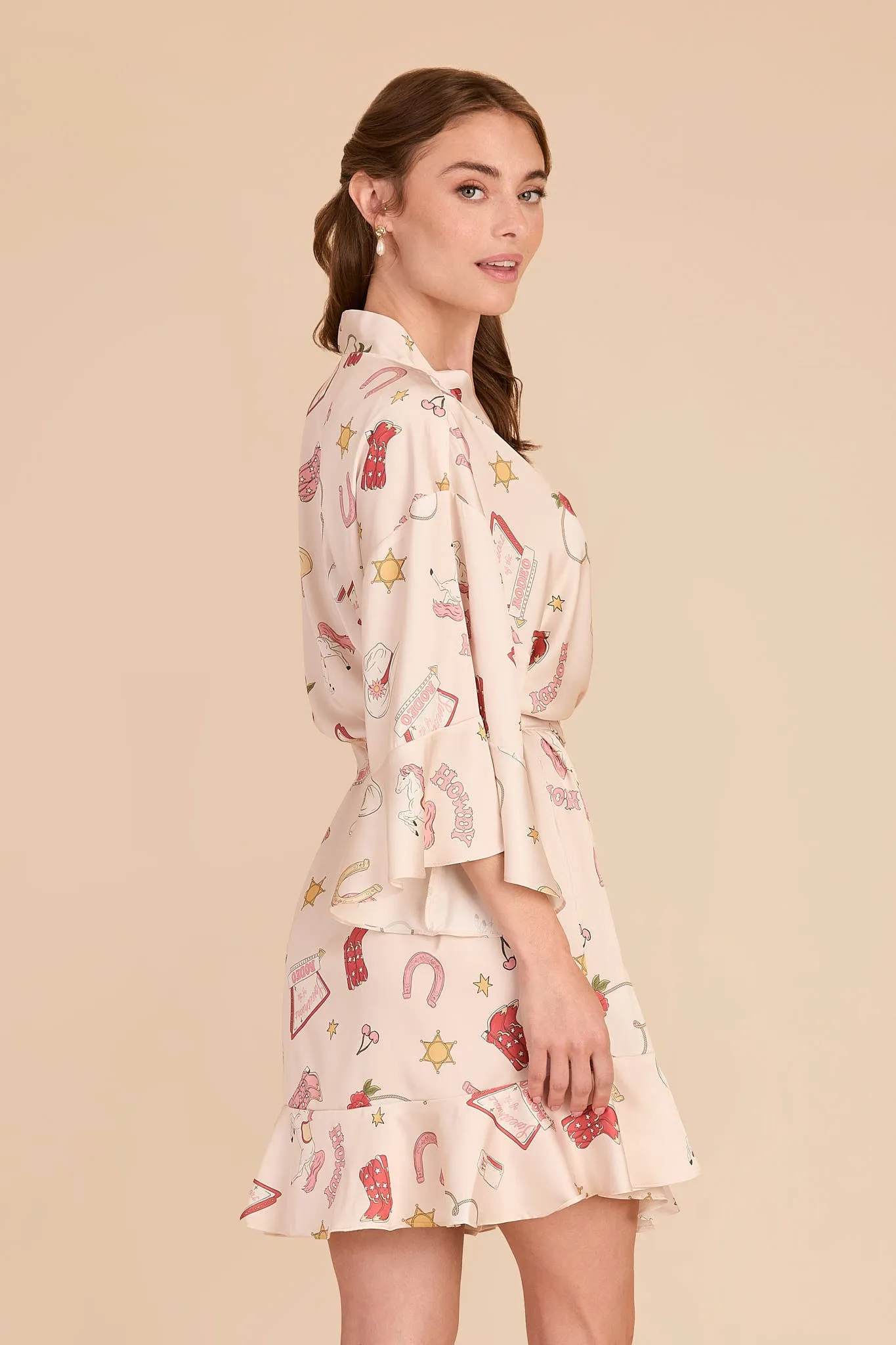 Kenny Matte Satin Robe - Last Rodeo sold by Birdy Grey product image thumbnail 4