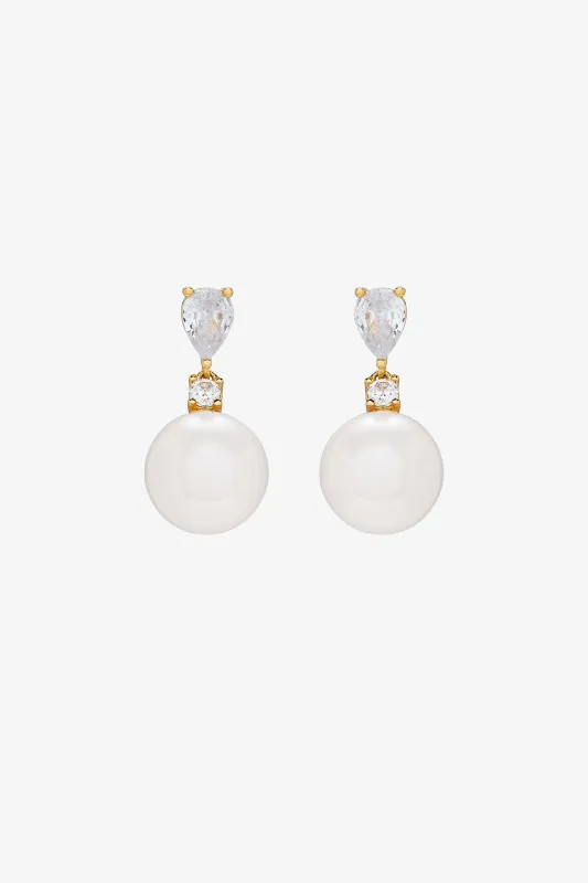 Paddington Earrings - Gold sold by Birdy Grey
