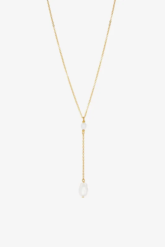 Lexington Necklace - Gold sold by Birdy Grey