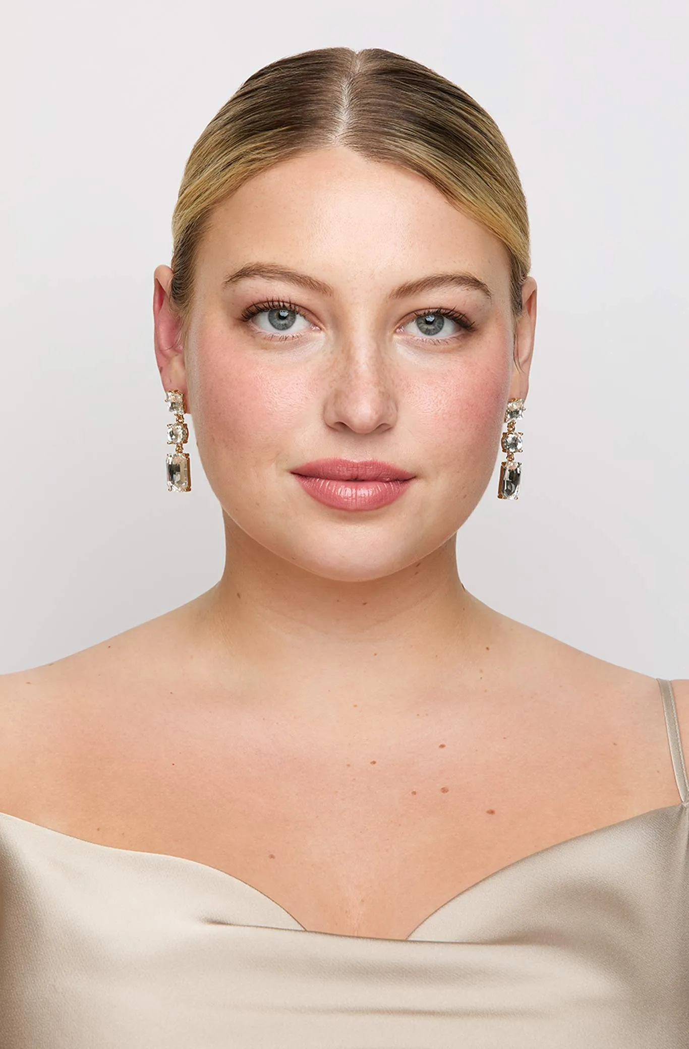 Allie Earrings - Clear sold by Birdy Grey product image thumbnail 3