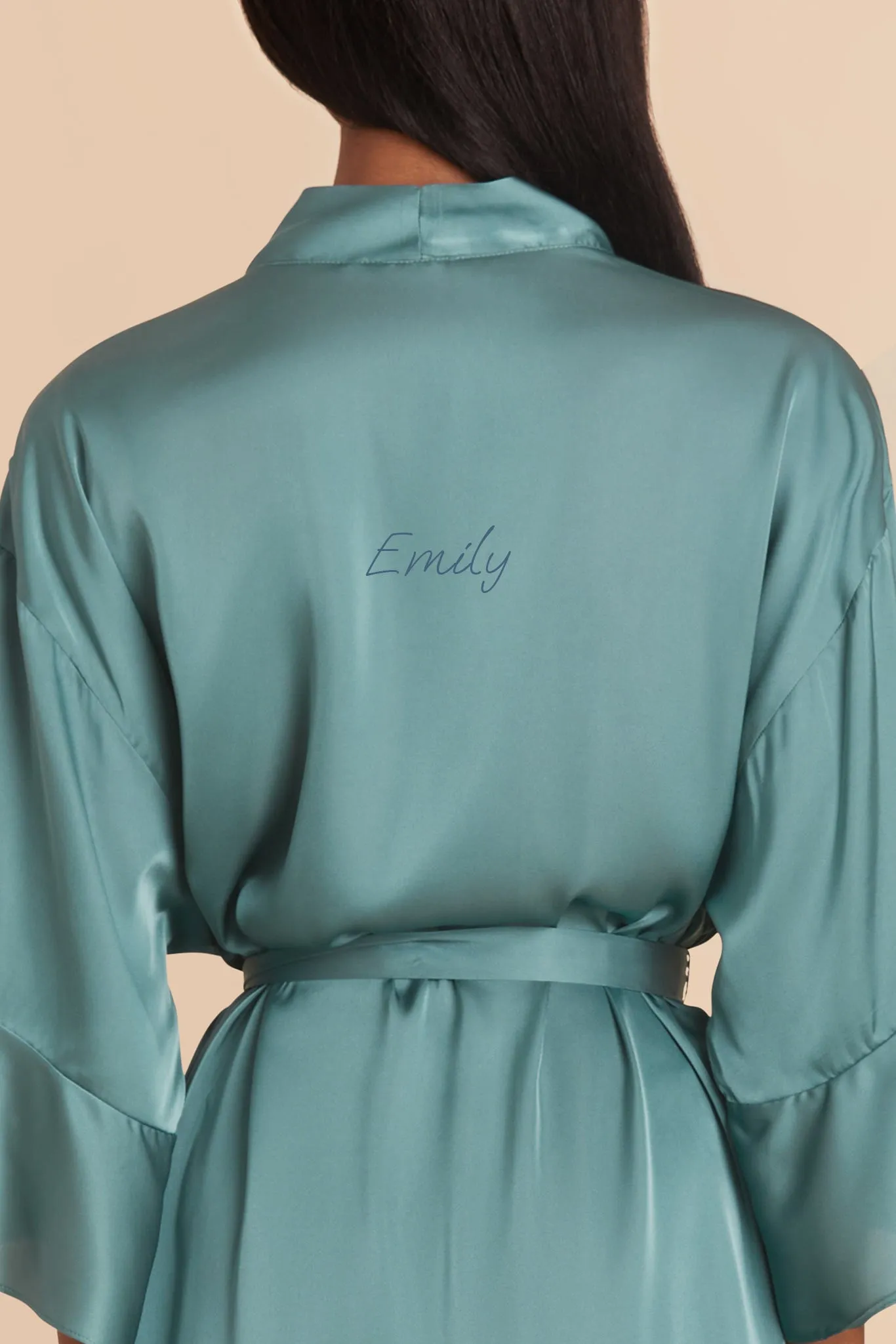 Kenny Matte Satin Robe - Sea Glass sold by Birdy Grey product image thumbnail 2
